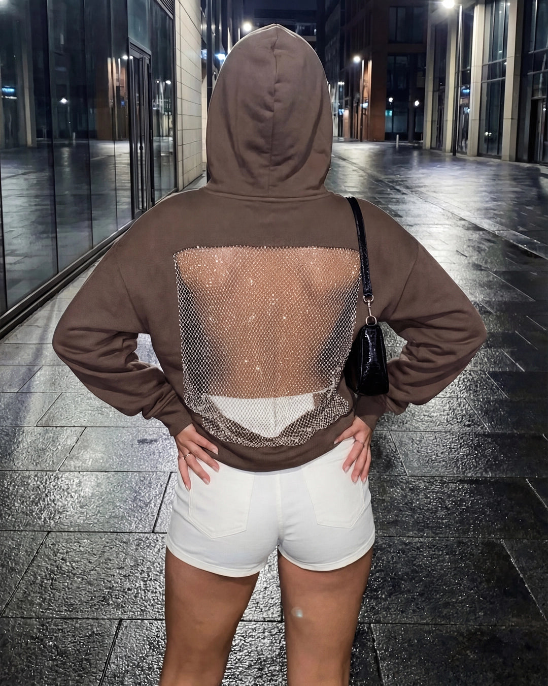 Starlit Mesh Hoodie