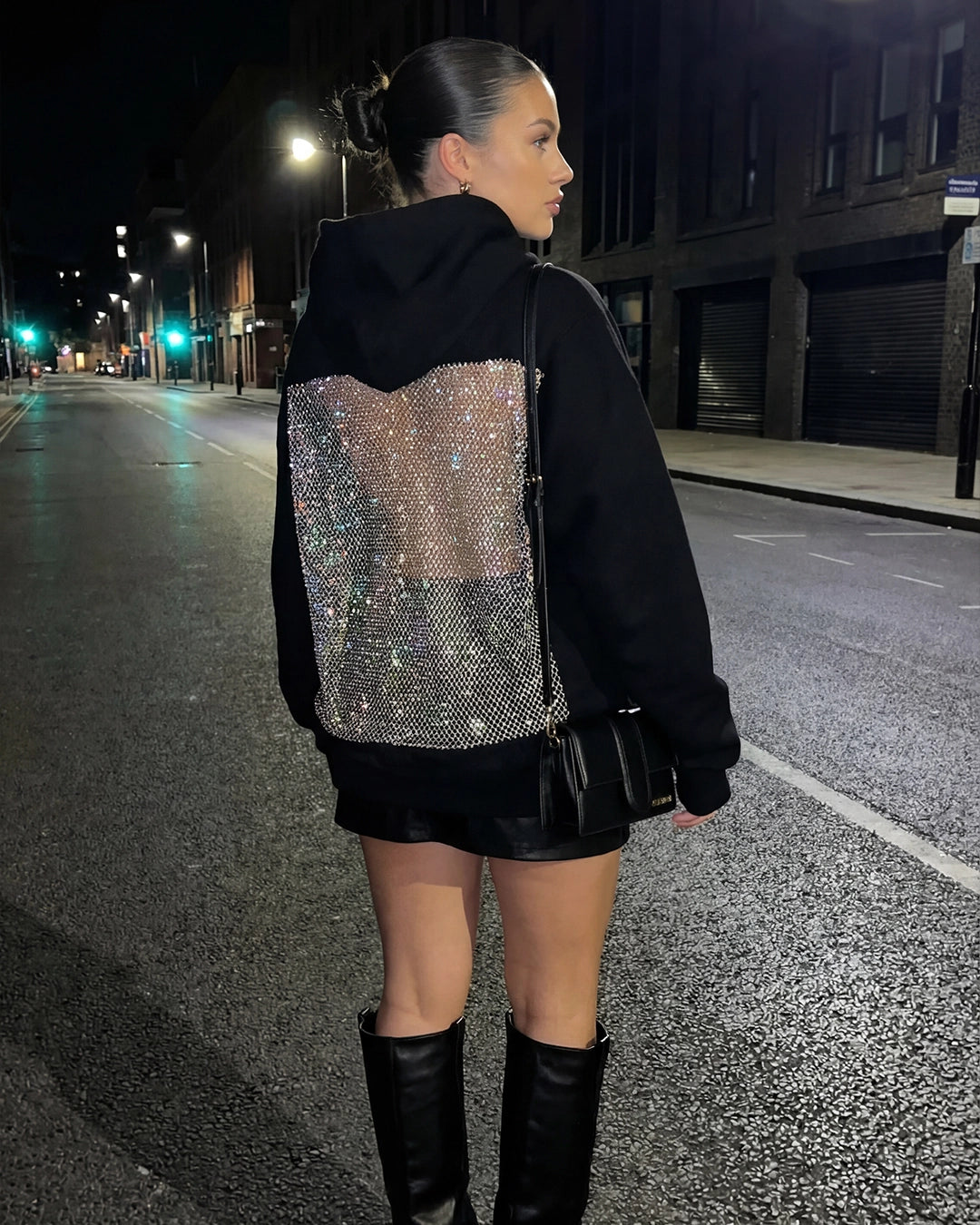 Starlit Mesh Hoodie