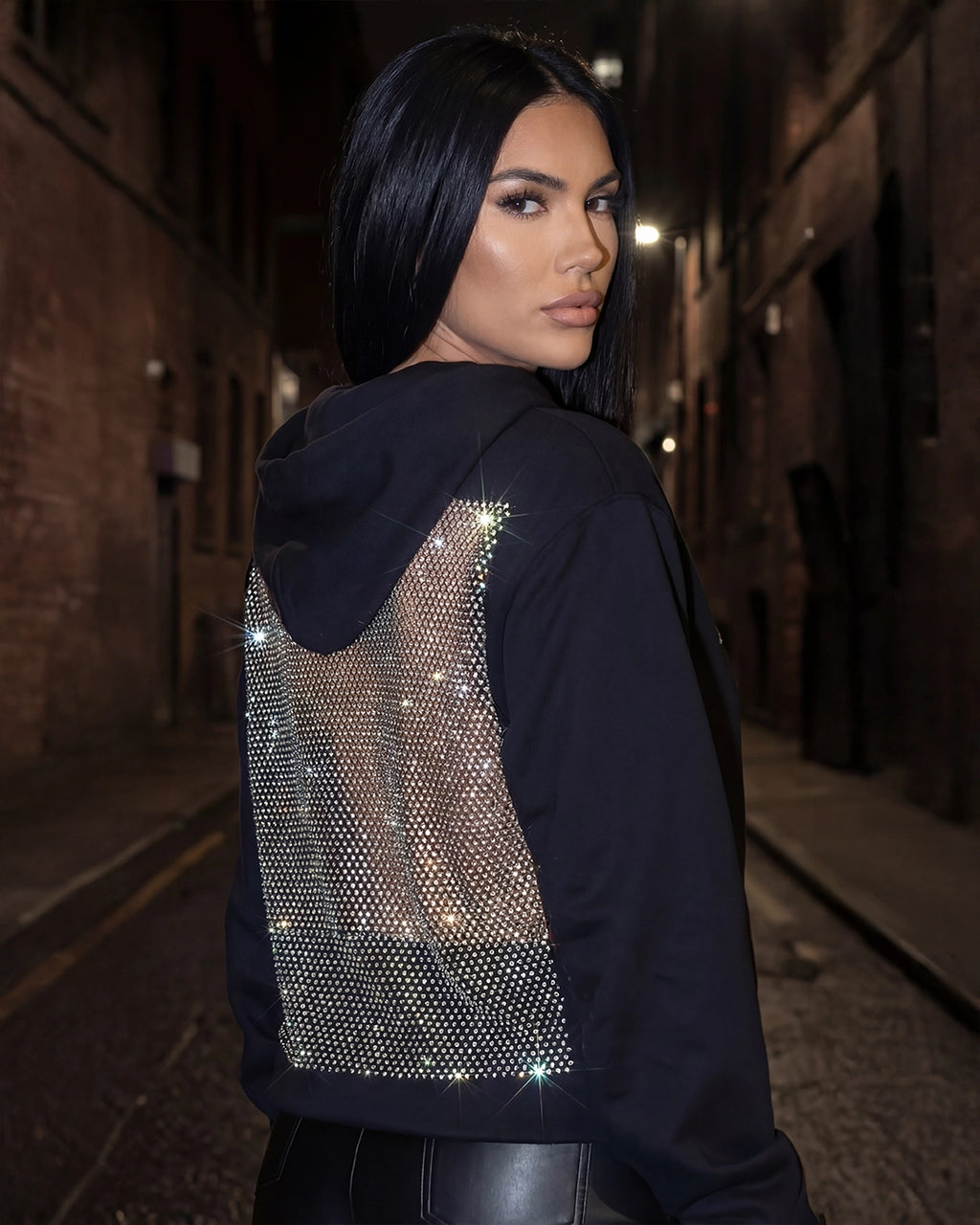 Starlit Mesh Hoodie