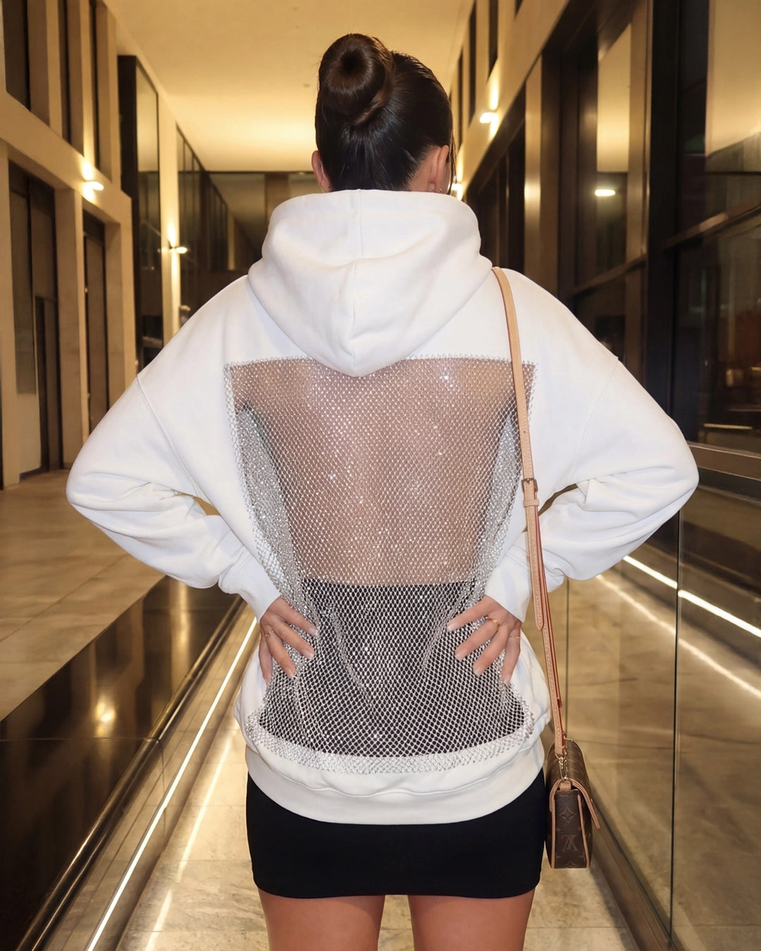 Starlit Mesh Hoodie