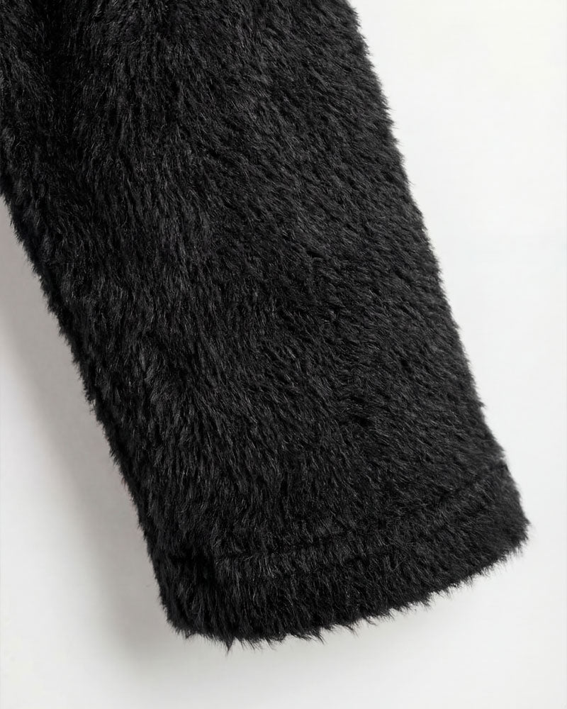 Cross-Front Knit Pullover