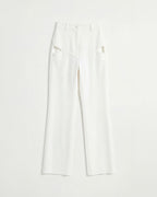 Cut-Out Waist Tailored Trousers